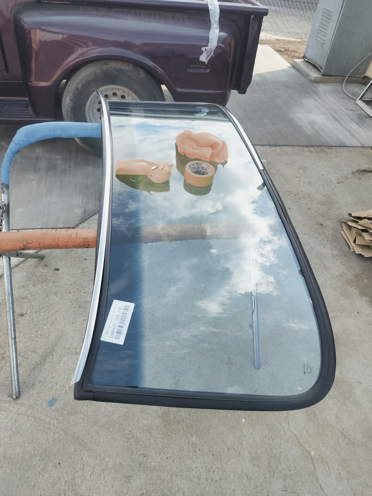 On-site glass service